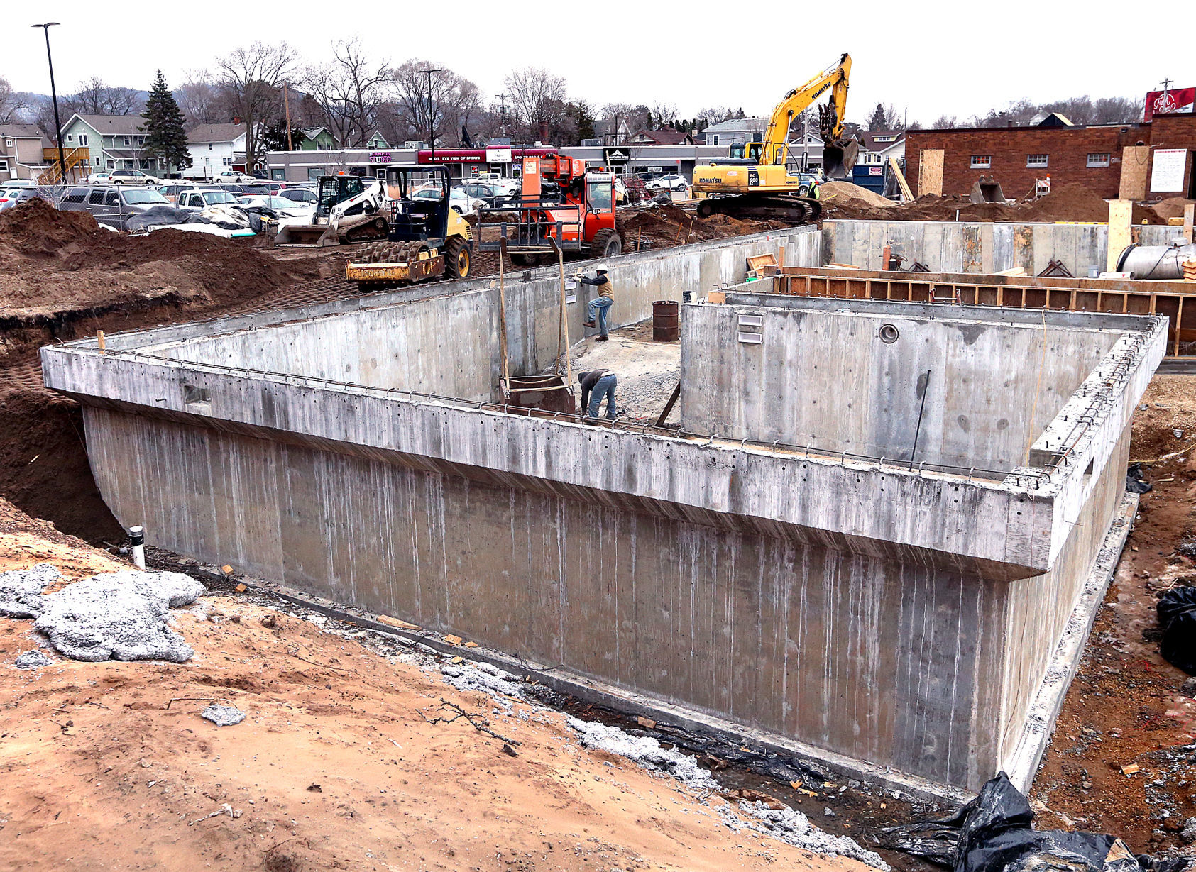 Veterans Memorial Pool Construction